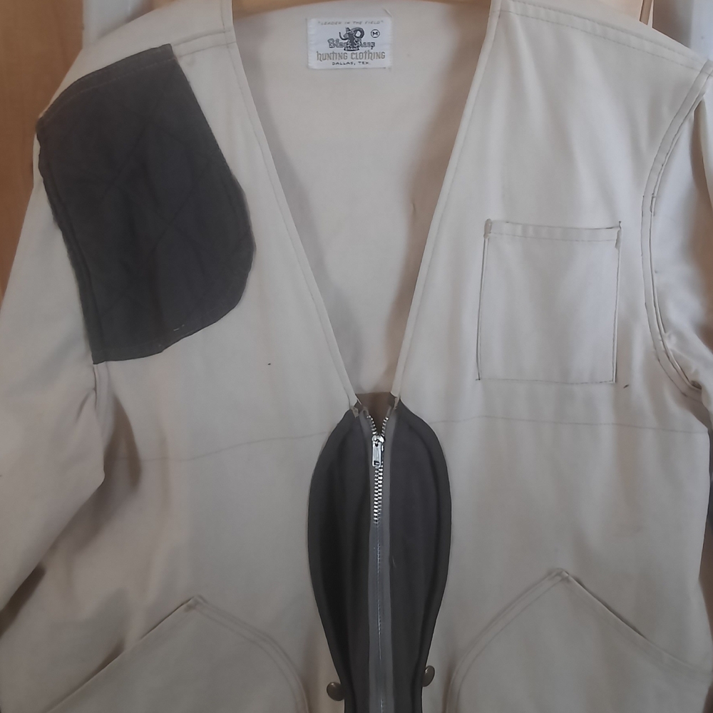Black Sheep  Men's Cream and Black Field Jacket